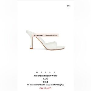 RAYE- Alejandra heel in white